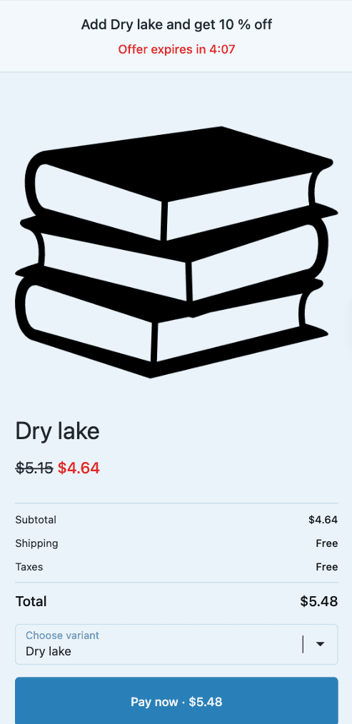 Post Purchase Upsell & Survey